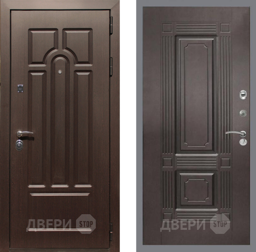 Входная металлическая Дверь Рекс (REX) Эврика FL-2 Венге в Истра
