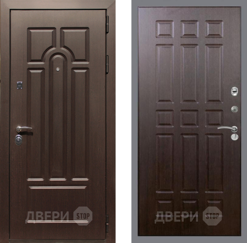 Входная металлическая Дверь Рекс (REX) Эврика FL-33 Венге в Истра