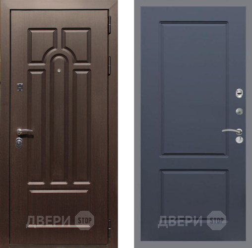 Входная металлическая Дверь Рекс (REX) Эврика FL-117 Силк титан в Истра