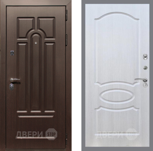 Дверь Рекс (REX) Эврика FL-128 Лиственница беж в Истра