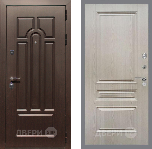 Дверь Рекс (REX) Эврика FL-243 Беленый дуб в Истра