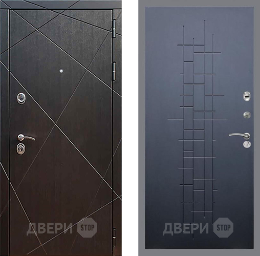 Входная металлическая Дверь Рекс (REX) 13 Венге FL-289 Ясень черный в Истра