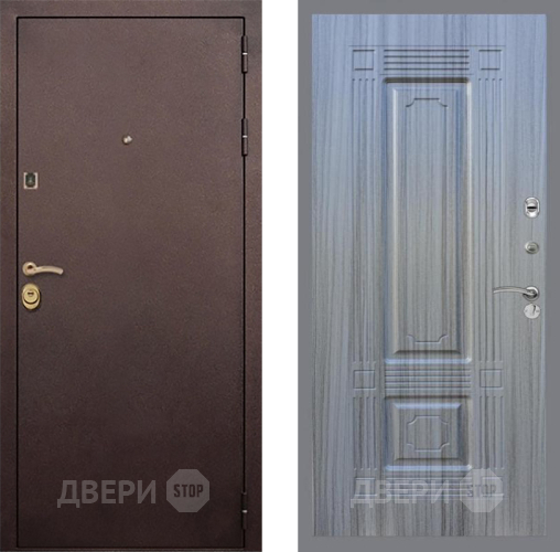 Входная металлическая Дверь Рекс (REX) Лайт 3К FL-2 Сандал грей в Истра