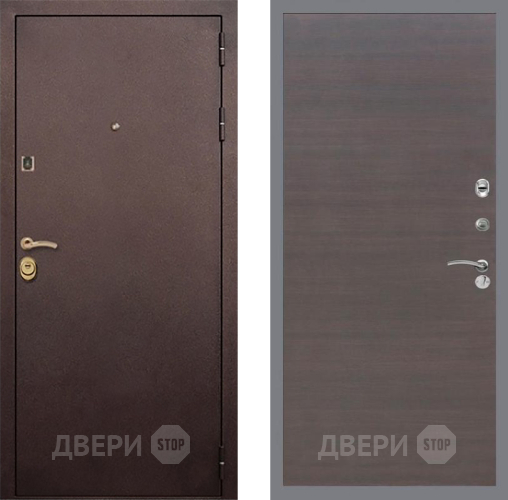 Входная металлическая Дверь Рекс (REX) Лайт 3К GL венге поперечный в Истра