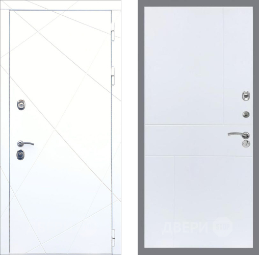 Входная металлическая Дверь Рекс (REX) 13 Силк Сноу FL-290 Силк Сноу в Истра