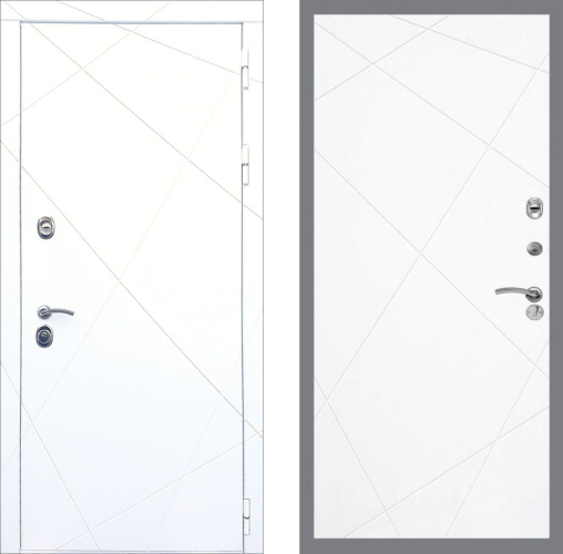 Входная металлическая Дверь Рекс (REX) 13 Силк Сноу FL-291 Силк Сноу в Истра