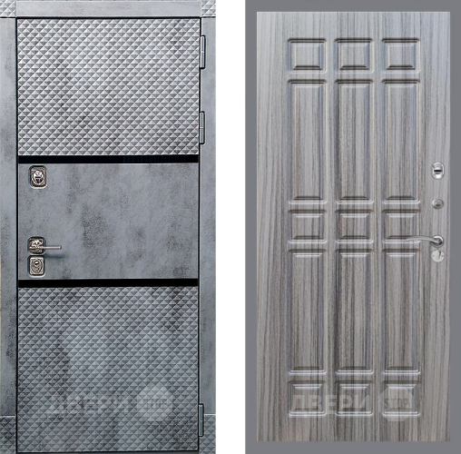 Входная металлическая Дверь Рекс (REX) 15 Бетон Темный FL-33 Сандал грей в Истра