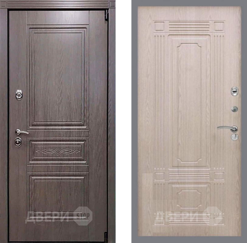 Входная металлическая Дверь Рекс (REX) Премиум-S FL-2 Беленый дуб в Истра