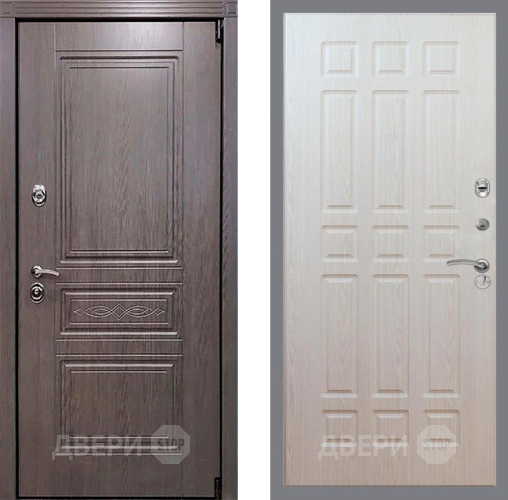 Входная металлическая Дверь Рекс (REX) Премиум-S FL-33 Беленый дуб в Истра