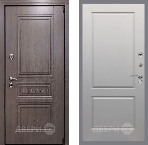 Входная металлическая Дверь Рекс (REX) Премиум-S FL-117 Грей софт в Истра