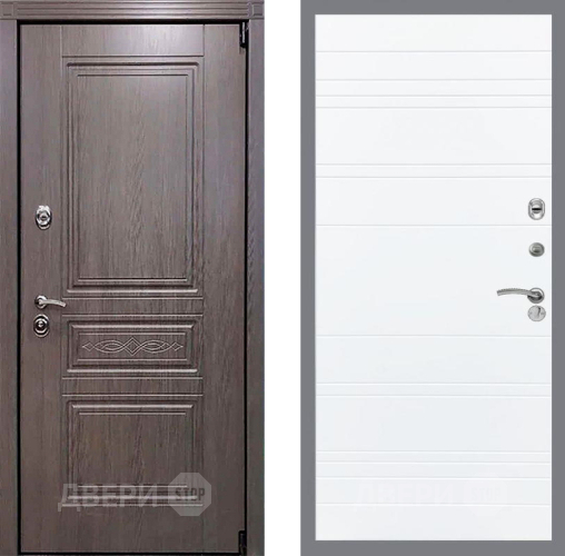 Входная металлическая Дверь Рекс (REX) Премиум-S Line Силк Сноу в Истра