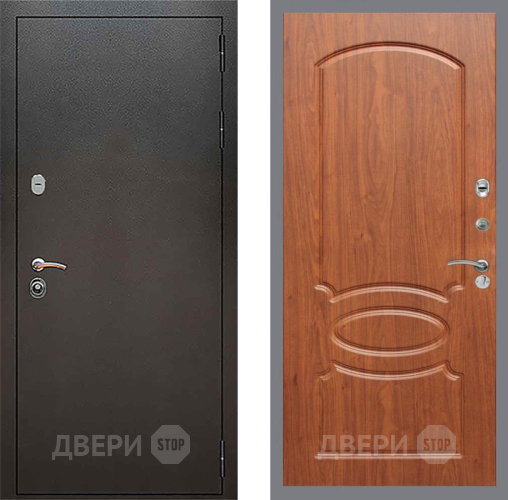 Входная металлическая Дверь Рекс (REX) 5 Серебро Антик FL-128 Морёная берёза в Истра