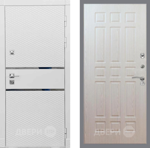 Входная металлическая Дверь Рекс (REX) 15 Силк Сноу FL-33 Беленый дуб в Истра