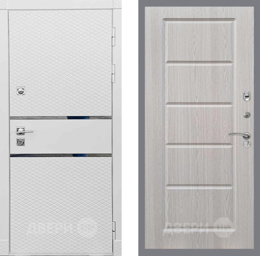 Входная металлическая Дверь Рекс (REX) 15 Силк Сноу FL-39 Беленый дуб в Истра