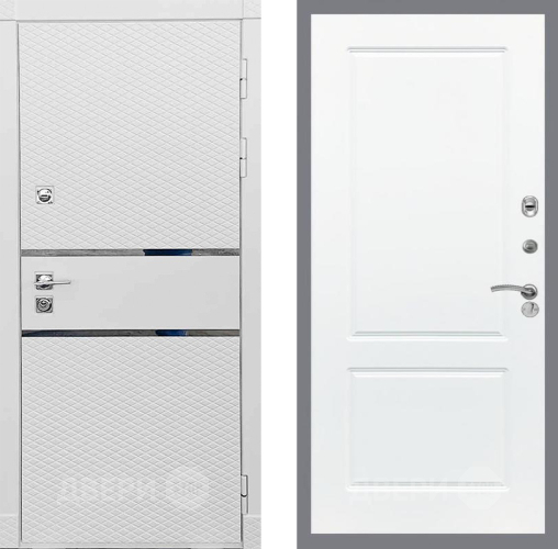 Входная металлическая Дверь Рекс (REX) 15 Силк Сноу FL-117 Силк Сноу в Истра
