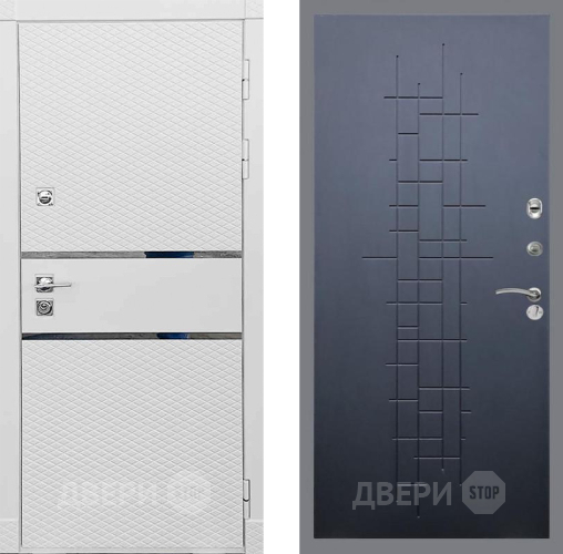 Входная металлическая Дверь Рекс (REX) 15 Силк Сноу FL-289 Ясень черный в Истра