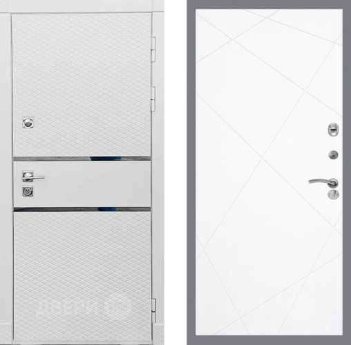 Входная металлическая Дверь Рекс (REX) 15 Силк Сноу FL-291 Силк Сноу в Истра