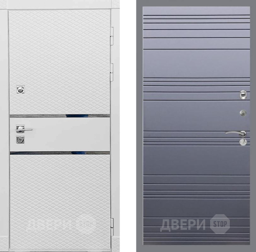 Входная металлическая Дверь Рекс (REX) 15 Силк Сноу Line Силк титан в Истра