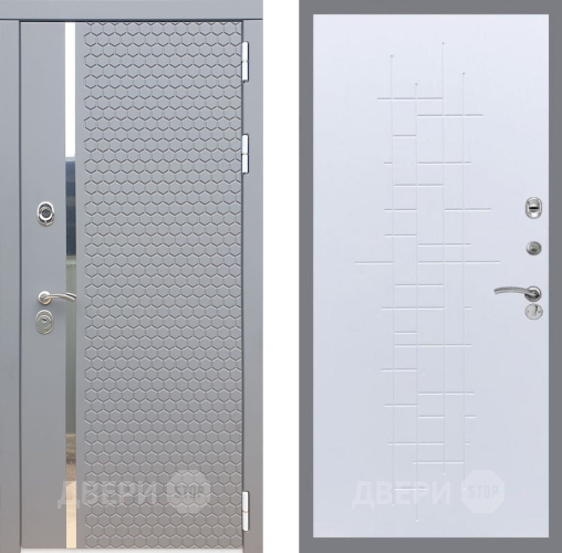 Входная металлическая Дверь Рекс (REX) 24 FL-289 Белый ясень в Истра