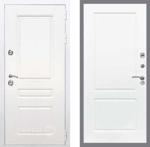 Входная металлическая Дверь Рекс (REX) Премиум-н Силк Сноу FL-117 Силк Сноу в Истра