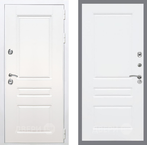 Входная металлическая Дверь Рекс (REX) Премиум-н Силк Сноу FL-243 Силк Сноу в Истра