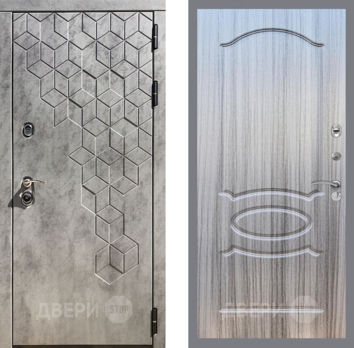 Входная металлическая Дверь Рекс (REX) 23 FL-128 Сандал грей в Истра