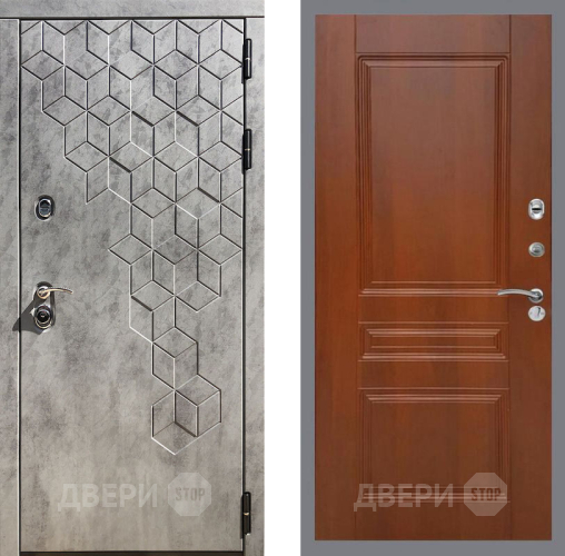 Входная металлическая Дверь Рекс (REX) 23 FL-243 Итальянский орех в Истра