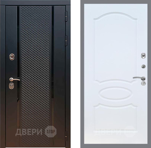 Входная металлическая Дверь Рекс (REX) 25 FL-128 Белый ясень в Истра