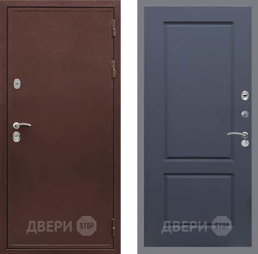 Входная металлическая Дверь Рекс (REX) 5 металл 3 мм FL-117 Силк титан в Истра