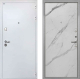 Входная металлическая Дверь Интекрон (INTECRON) Колизей White Гладкая Мрамор натуральный арктик в Истра