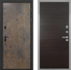 Дверь Интекрон (INTECRON) Профит Black Гранж Гладкая Эковенге поперечный
