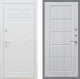 Входная металлическая Дверь Рекс (REX) 8 Силк Сноу FL-39 Сандал белый в Истра