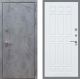 Входная металлическая Дверь Рекс (REX) 13 Бетон Темный FL-33 Силк Сноу в Истра