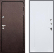 Дверь Стоп КЛАССИК Медь ФЛ-68 Силк Сноу