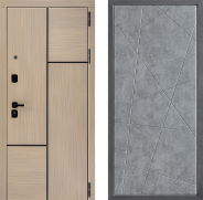 Дверь Дверной континент ДК-14 ФЛ-655 Бетон серый 860х2050 мм