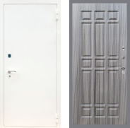 Дверь Рекс (REX) 1А Белая шагрень FL-33 Сандал грей 960х2050 мм