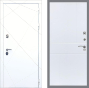 Дверь Рекс (REX) 13 Силк Сноу FL-290 Силк Сноу 860х2050 мм